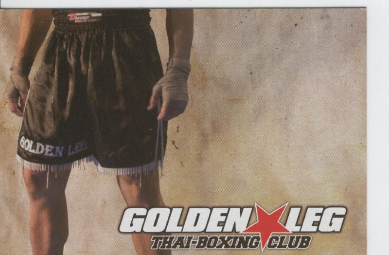 Postal 6581 : Publicitaria Golden Leg thai boxing club