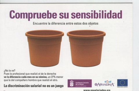 Postal 6661 : Publicitaria Instituto canario de la mujer