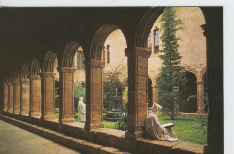 Postal 6674: Monasterio Poblet: claustro San Esteban