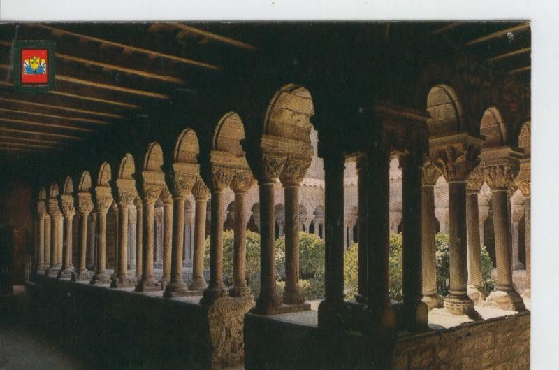 Postal 6677: Monasterio Santa Maria de Estany: claustro