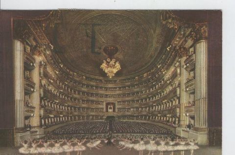 Postal 6678: Milano, interior teatro Scala