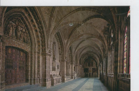Postal 6679: Claustro y puerta capilla santa catalina, catedral de Burgos