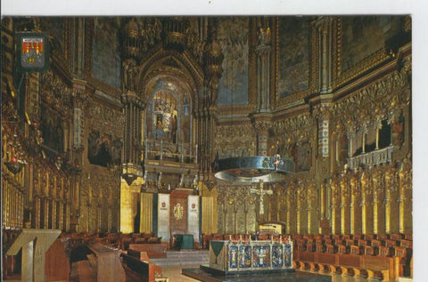 Postal 6687: Interior de la basilica de Montserrat