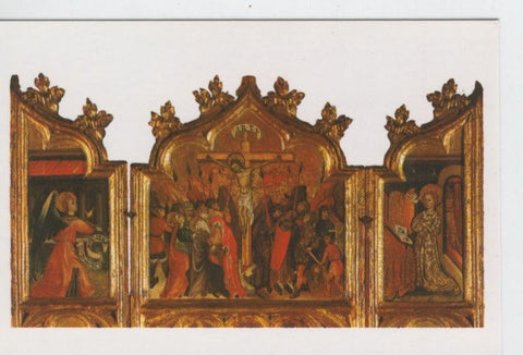 Postal 6693: Museo de Poblet: anunciacio i crucifixio