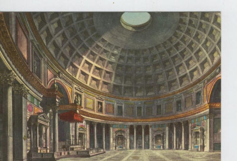 Postal 6696: Interior del Panteon, Roma