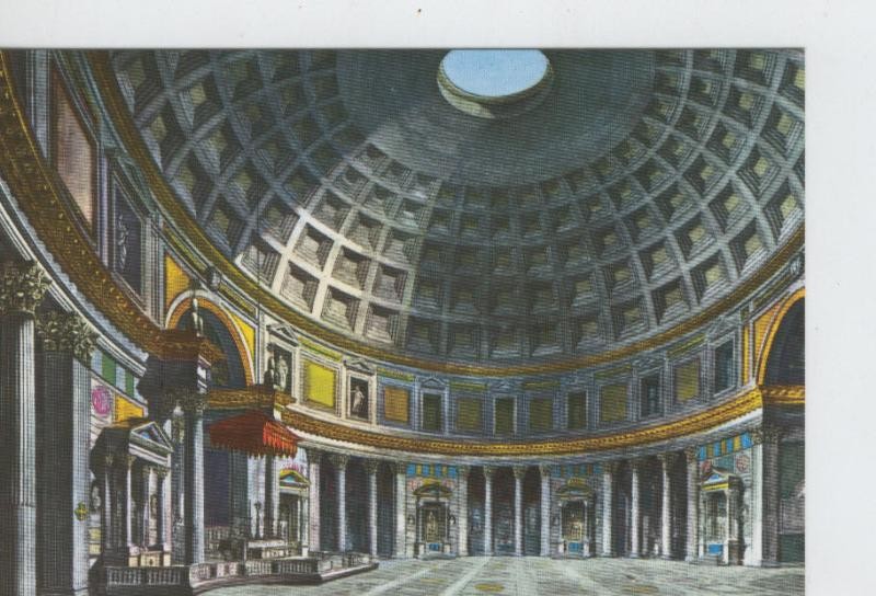 Postal 6697: Interior del Panteon, Roma