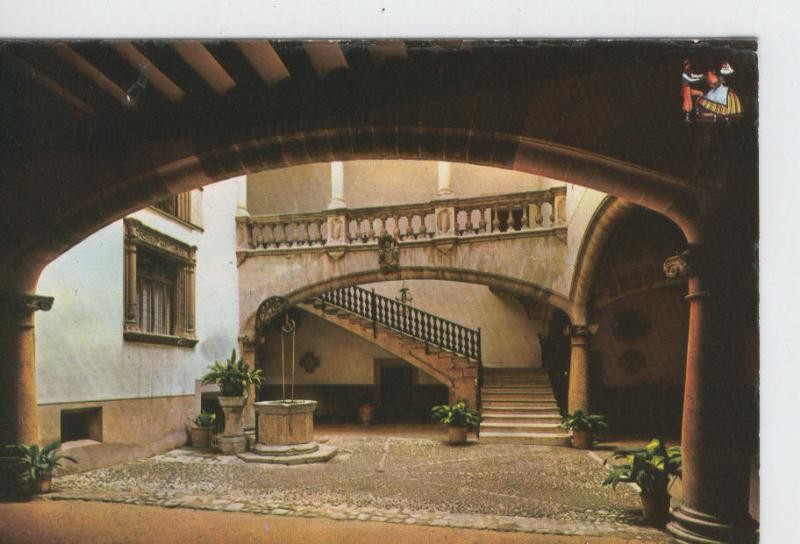 Postal 6698: Patio de Casa Oleza, Mallorca