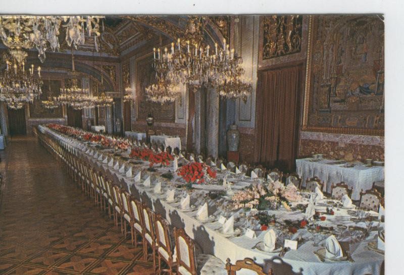 Postal 6699: Palacio Real, comedor de gala, madrid