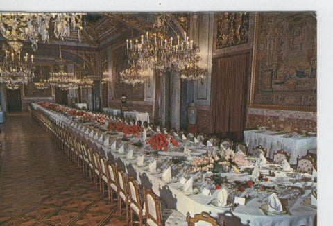 Postal 6699: Palacio Real, comedor de gala, madrid