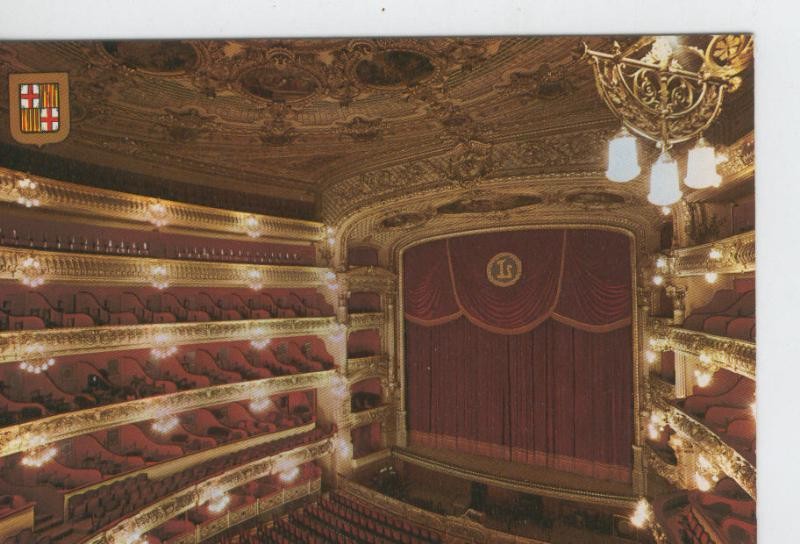 Postal 6701: Gran Teatro del liceo, Barcelona