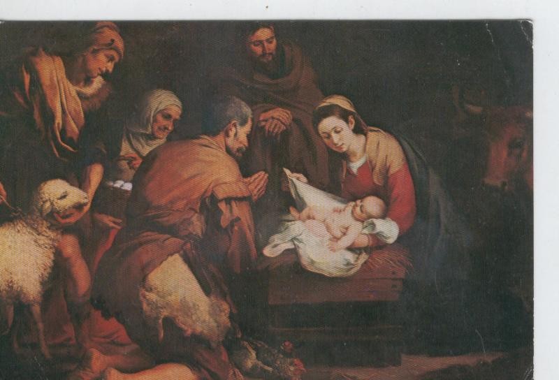 Postal 6720: Adoracion de los Pastores, Murillo