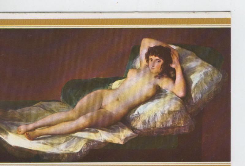 Postal 6722: La Maja Desnuda, Goya