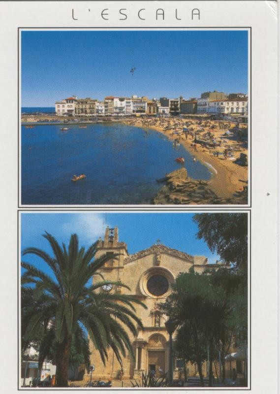 Postal 6727:  La Escala, vistas generales