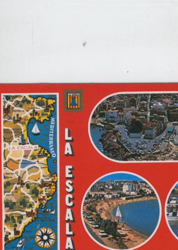 Postal 6736:  La Escala, Girona,  vistas generales