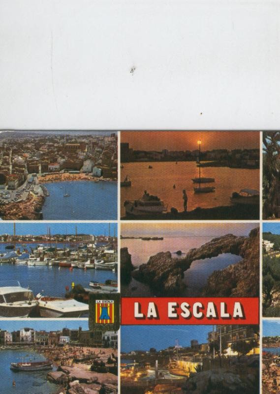 Postal 6745:  La Escala, Girona,  vistas varias