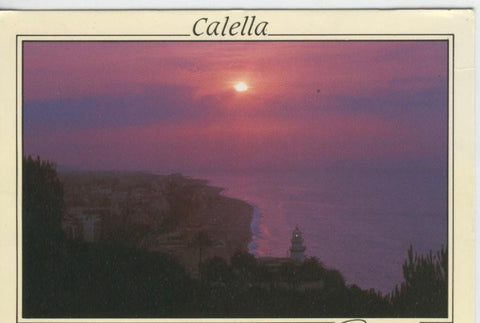 Postal 6773: Calella: Atardecer