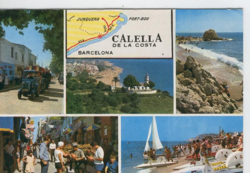 Postal 6799: Calella: vistas varias