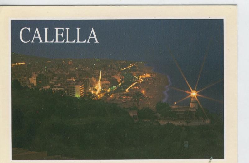 Postal 6810: Calella: vista nocturna