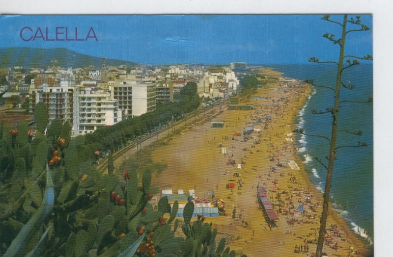 Postal 6811: Calella: vista general de la playa