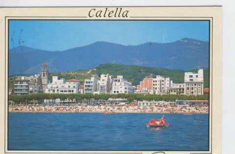 Postal 6812: Calella: vista desde el mar