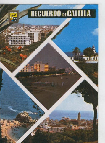 Postal 6813: Calella: vistas varias