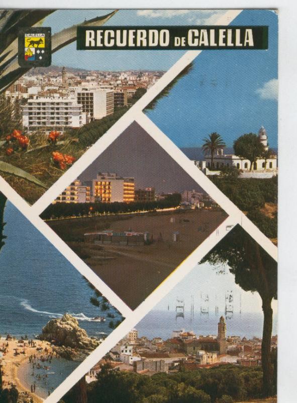 Postal 6814: Calella: vistas varias