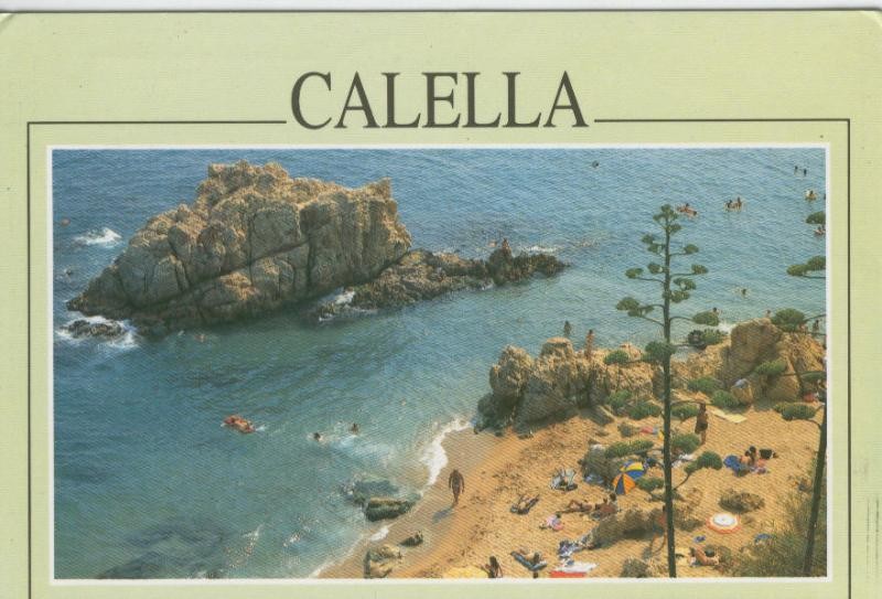 Postal 6818: Calella: Roca Grossa
