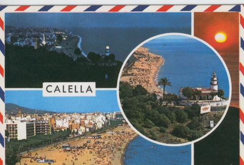 Postal 6821: Calella: vistas varias