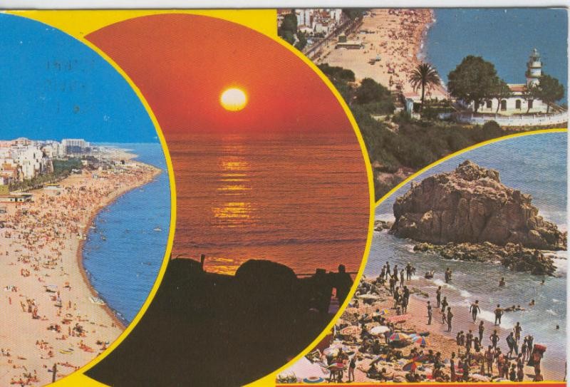 Postal 6822: Calella: vistas varias
