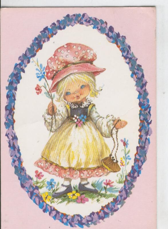 Postal 6842: Dibujo infantil, no indica ilustrador