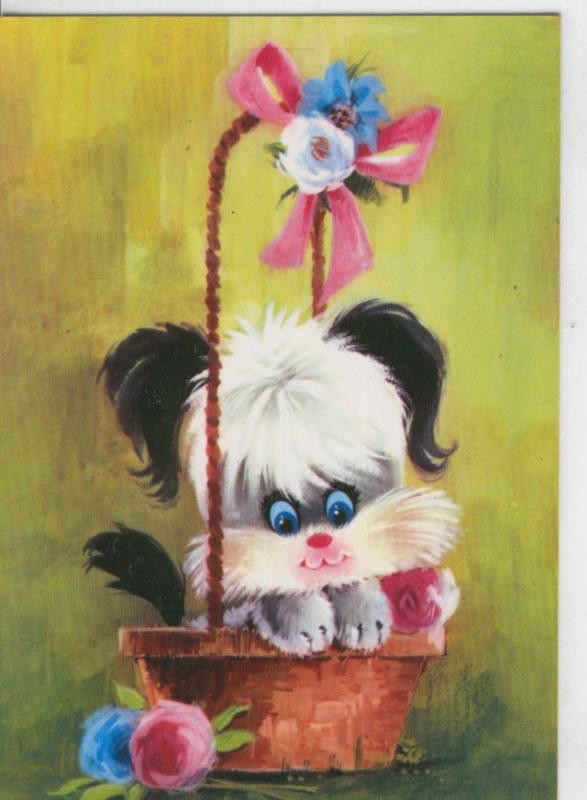 Postal 6844: Dibujo infantil, no indica ilustrador
