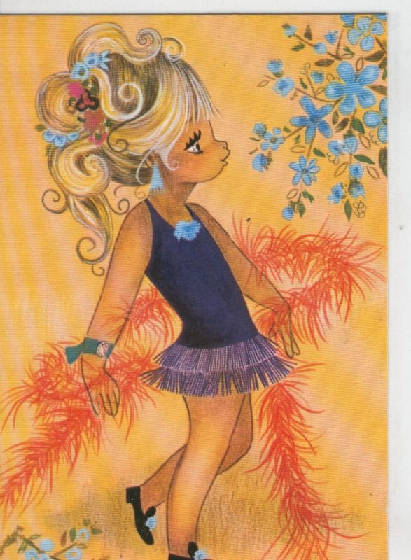Postal 6850: Dibujo infantil ,(autora Francisca Gallarda)