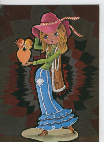 Postal 6876: Dibujo infantil, ilustracion de Diego