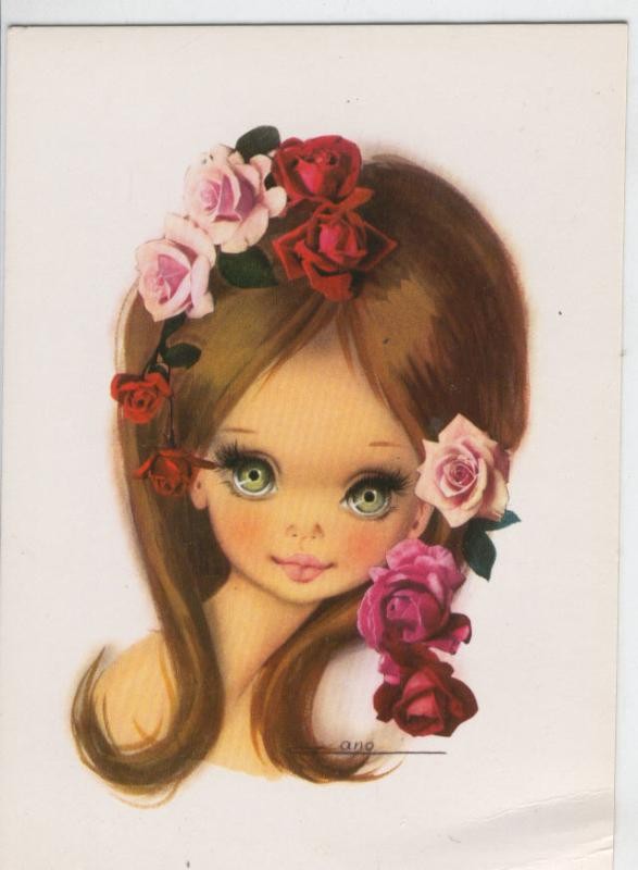 Postal 6885: Dibujo infantil, ilustracion de Cano