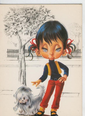 Postal 6886: Dibujo infantil, ilustracion de Cano