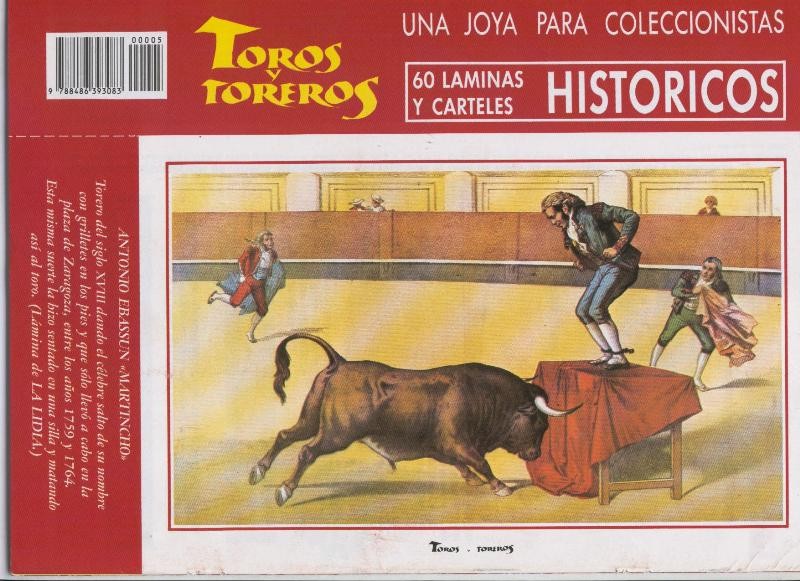 Lamina de La Lidia modelo 05: Antonio Frassun, Martincho