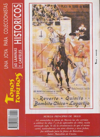Lamina de La Lidia modelo 27: Cartel Murcia 1902