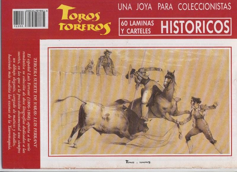 Lamina de La Lidia modelo 34: Tercera suerte de varas: Luis Ferrant
