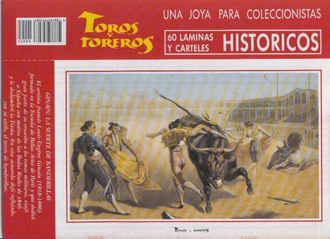 Lamina de La Lidia modelo 35: La suerte de Banderrillas ilustrada por Ginain