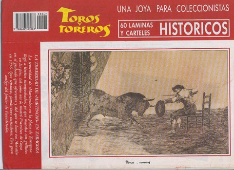 Lamina de La Lidia modelo 47: Martincho en Zaragoza ilustrado por Goya