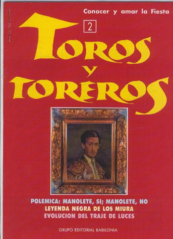 Portada fasciculo Toros y Toreros numero 02