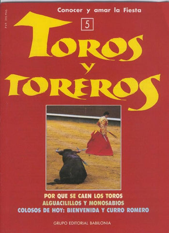 Portada fasciculo Toros y Toreros numero 05
