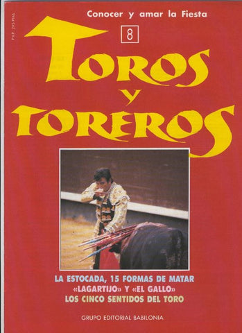 Portada fasciculo Toros y Toreros numero 08