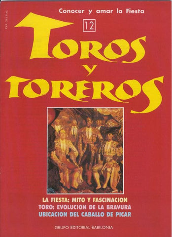Portada fasciculo Toros y Toreros numero 12