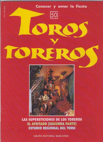 Portada fasciculo Toros y Toreros numero 50