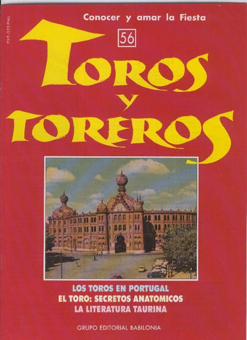 Portada fasciculo Toros y Toreros numero 56