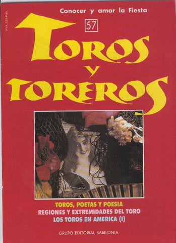 Portada fasciculo Toros y Toreros numero 57
