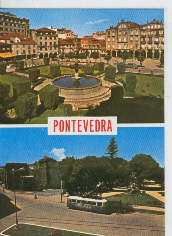 Postal 006911: Pontevedra, vistas varias