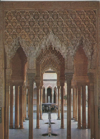Postal 6927: Patio de los Leones de la Alhambra de Granada
