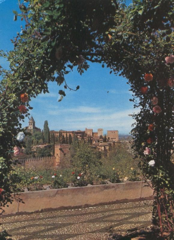 Postal 6963 : Vista de la Alhambra desde el Generalife, Granada